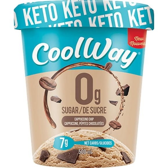 CoolWay Cappuccino Flake Keto Contenance 500 ml