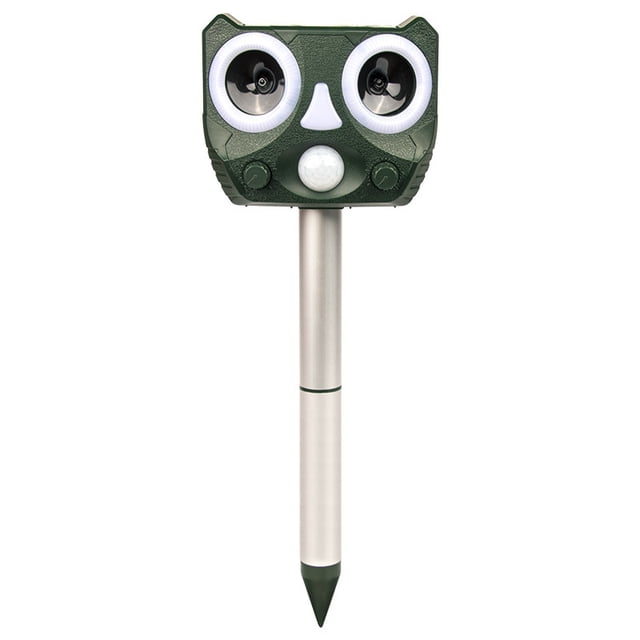 Repelente solar ultrasónico para mascotas, ratones, insectos y serpientes. Accesorios repelentes multifuncionales para exteriores y jardines.