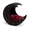 B5, variant on Witchy Crescent Moon Gothic Cat Bed – Rose & Bat Design, Dark Romance Aesthetic Enclosed Cat Cave Bed, Decorative Embroidered Pet Nest for Bedroom Living Room Pet Corner