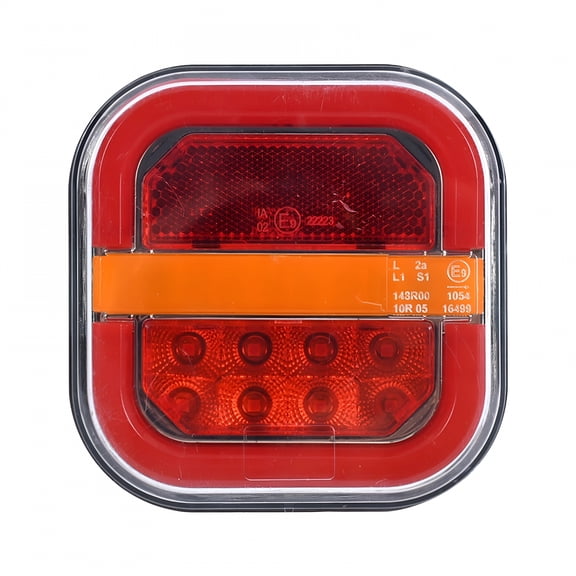 MELIVO Wireless Trailer Lights for Towing - 1pc Tail Lights, Rechargeable LED Tail Light Kit for Tow Truck, Magnetic Fixed Anti-lost Wire Rope, Waterproof for Boat Utility RV Camper Jet