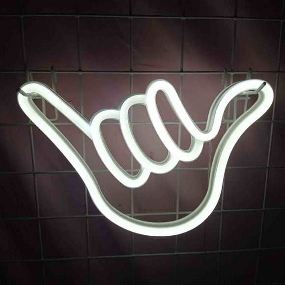 Led Neon Signs,Neon Signs for Wall,Neon Finger Modeling Indoor Neon Sign Usb+Battery Dual Use,Led Neon Sign
