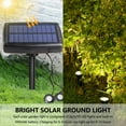 thumbnail image 4 of 10 LED Solar Garden Spotlights Spot Light Landscape Path Lamp Outdoor Waterproof, 4 of 11