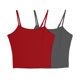 thumbnail image 1 of Camisola sin mangas con cuello redondo para mujer, ropa de verano, blusa de poliéster, 1 of 7