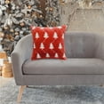 thumbnail image 4 of AuroraX Softer Throw Pillow Covers Corduroy Red 18x18 Inch Christmas Pillow Covers Outdoor Bohemian Striped Christmas Tree Cushion Cover Room,Livingroom Decor, 4 of 6