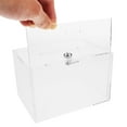 thumbnail image 3 of Acrylic Donation Box Transparent Ballot Box Clear Suggestion Box Donation Box for Fundraising, 3 of 9