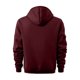 thumbnail image 4 of Sudadera con capucha para hombre, con estampado de bolsillo, media cremallera, cordón ajustable, informal, deportiva, de manga larga, blusa de poliéster, 4 of 5