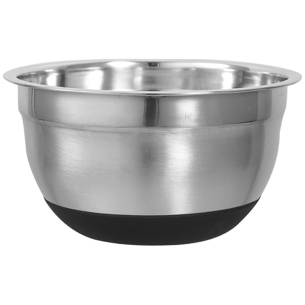 Stainless Steel Eggs Mixing Bowl Multifunctional Basin Metal Mixing Bowl for Cooking Baking
