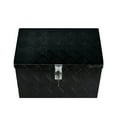 thumbnail image 2 of SEBLAFF Black Aluminum 5 Bar Tread Tool Box Truck Car Outdoor Trailer Pickup Underbody, 2 of 7