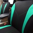 thumbnail image 4 of Car Seat Covers Front Seats and Rear Bench Air Mesh Fabric Rear Bench Split Polyester Easy Installation SUV CAR Woman Lady Femal ( Mint Full Set), 4 of 7