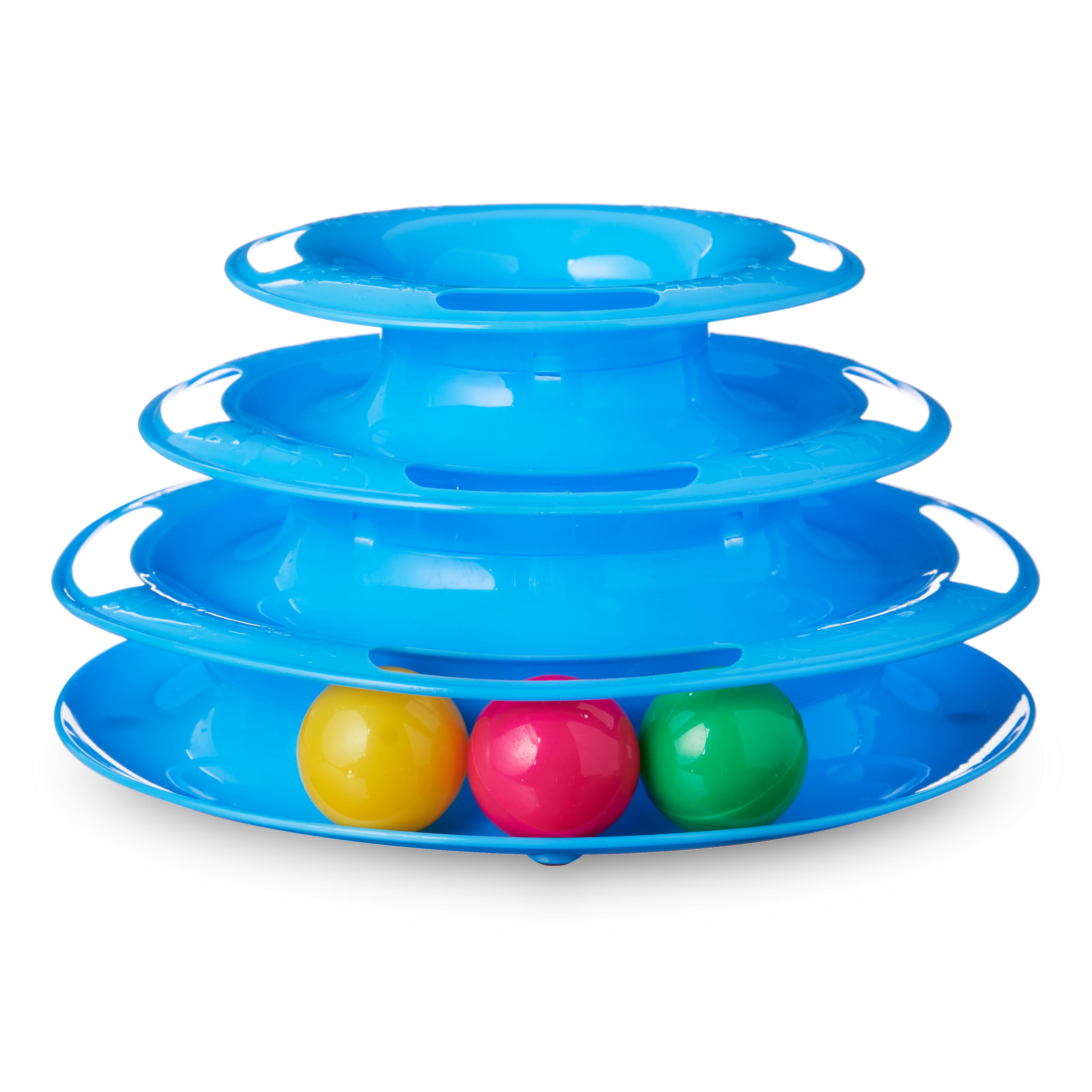 Tower of Tracks Interactive 3-Tier Cat Toy, Multi