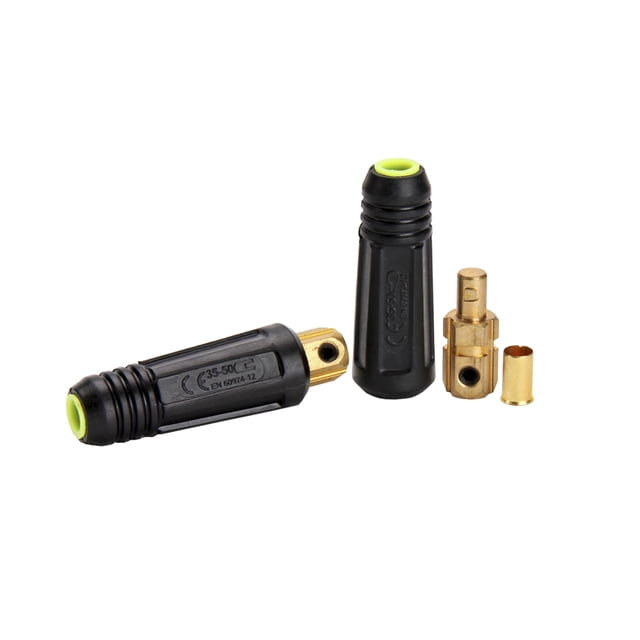 Conector rápido 1/0 (juego hembra y macho) Lincoln Electric Red Force