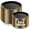 Black and Gold, variant on KIRE 200PCS Gold Plastic Plates - Disposable Plates for Party - White Plastic Plates with Gold Rim Include 100 for Dinner and 100 for Dessert/Salad in Wedding/Party/Spring/Graduation