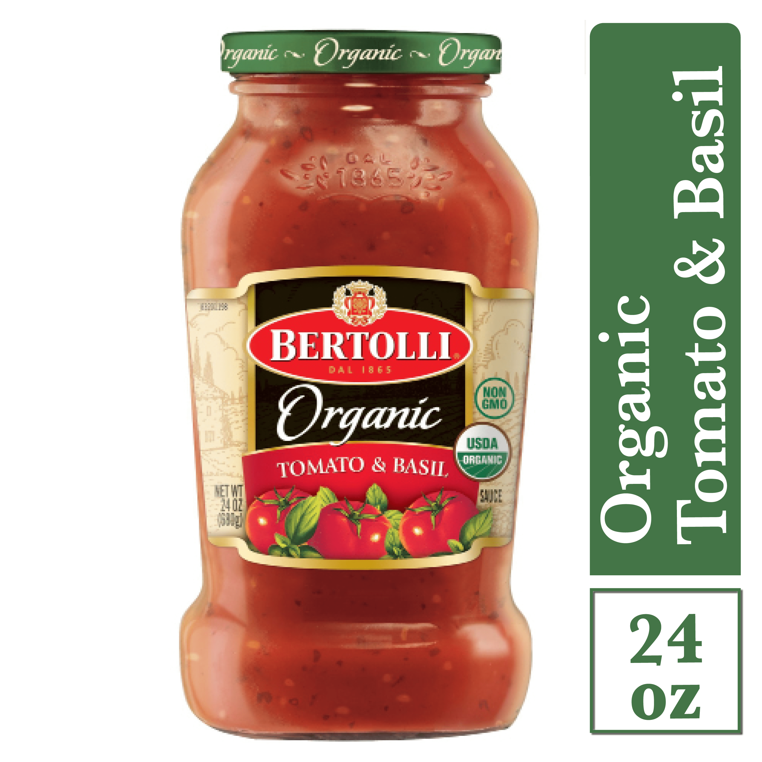 Bertolli® Organic Traditional Tomato & Basil Pasta Sauce, 24 oz