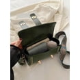 thumbnail image 3 of Women's Vintage Boston Bag Top Handle Satchel Purse Wide Strap Crossbody Handbag with Pom Pom Charm, 3 of 5