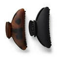 thumbnail image 2 of Kitsch Recycled Plastic Claw Clip, Black, Tortoise, 2 Ct (1 Pack), 2 of 13
