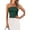 Dark Green, variant on Womens Fashion Summer Floral Mesh Tube Top Ruched Going Out Bandeau Sleeveless Strapless Crop Tops Y2k Clothes