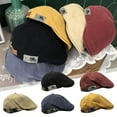 thumbnail image 2 of Soug Retro Men Cotton Flat Cap Adjustable Beret Driving Hat New, 2 of 9