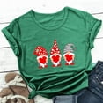 thumbnail image 2 of Pompotops T-Shirt Imprimé Amour pour Femmes, Manches Courtes, Décontracté, 2 of 3