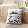 thumbnail image 4 of LALILO Throw Pillow Covers Travel Retro Car With And Lettering Cushion Cover 18" x 18", 2 Pack, 4 of 6