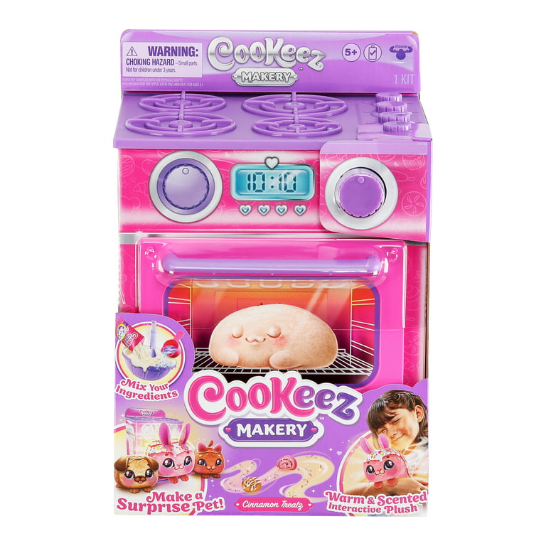 COOKEEZ Makery Oven BAKED TREATZ Mix & Make a Surprise PLUSH PET  Interactive Toy
