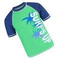 thumbnail image 5 of HAYIMI Boys Beach Outfit Sets Tree Striped Printed O-Neck Short Sleeve T-Shirts With Shorts For Toddler Boys And Kids Comfortable Summer Outdoor Play Trendy Clothes Sets, 5 of 6
