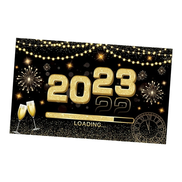 Letrero de pared, póster, decoraciones de fondo, colgante, vacaciones, dormitorio, ornamento, Festival, fotografía, oficina, sala de estar, cartel de EstiloC Sunnimix Fondo de feliz año nuevo