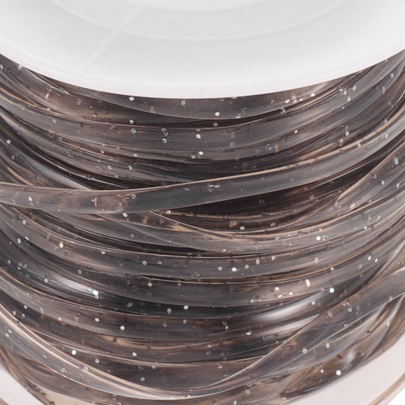 Milisten Cuerda Flexible PVC Gris Oscuro Para Manualidades Bricolaje Y Fabricación De Pulseras Y Collares