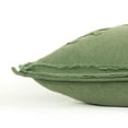 thumbnail image 2 of Rizzy Pillow Embroidered Knife Edged Pillow Green 17"X17"X11", 2 of 6