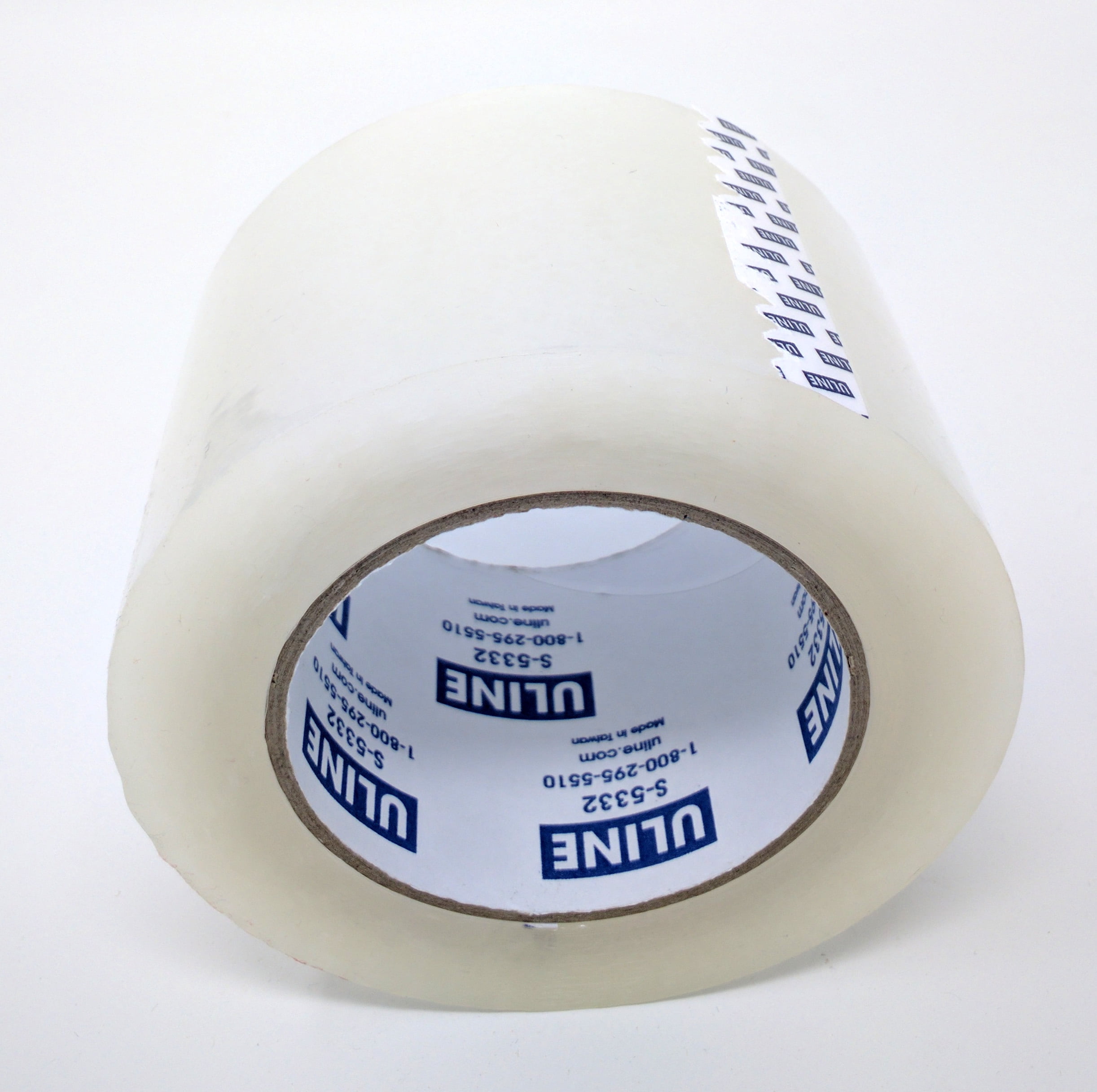 Uline S-5332 Clear Box Carton Sealing Packaging Packing Tape 2.6 MIL 3" x 110yd (Pack of 4)