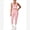 Peach Pink, variant on IDOPIP 2 Piece Workout Sets for Women Seamless Halter V-Neck Tank Top Scrunch Butt Lifting High Waist Leggings Gym Sets Active Wear Sports Outfit M Blue