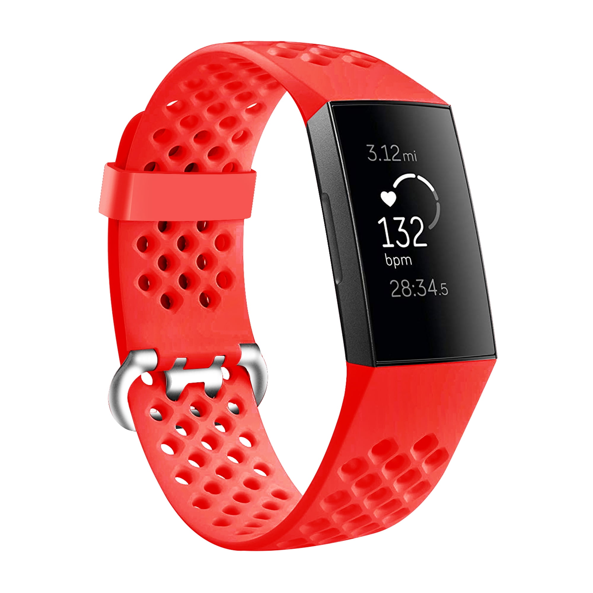 fitbit charge 3 red and green light