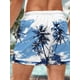 thumbnail image 4 of Pantalones cortos de playa de moda para hombre con diseño de árbol de coco, pantalones cortos hawaianos, bañadores con cordón, ropa de calle para vacaciones y playa, estilo Harajuku, 4 of 5