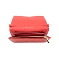 thumbnail image 2 of Tory Burch Women's Emerson Saffiano Leather Chain Wallet Crossbody Bag (Poppy Orange), 2 of 4