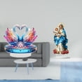 thumbnail image 2 of Escultura De Cisne Acrílico, Centro De Mesa, Decoración única De Gabinete Plano 2D, Estantería, Adorno De Oficina Para Vacaciones, Regalo, Decoración Del Hogar, 2 of 8