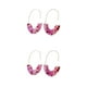 thumbnail image 3 of Pendientes en Forma de U Jumpingount Estampado de Leopardo Acrílico Para Chicas Adolescentes Color Blanco, 3 of 6