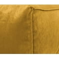 thumbnail image 3 of Gouchee Home Rock Velvet Mustard Bean Bag Chair – Furniture-Grade Polyester Velvet with Polystyrene Bead Filling, Suitable for Adults and Teens, Lightweight & Portable Seating for Dorm or Living Room, 3 of 5