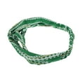 thumbnail image 5 of Unique Bargains 1 Pc Fashion Love Sea Pattern Cross Elastic Hairband for Women Dark Green, 5 of 6