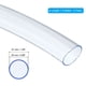 thumbnail image 2 of Tubería flexible de vinilo transparente Uxcell, manguera de agua para sistemas de ósmosis inversa, filtros de agua 1" x 1 1/9" x 5 pies, 2 of 7