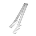 thumbnail image 2 of Fiudx Pinzas de Acero Inoxidable Multiusos Tipo Peine, Agarre Fácil para Cocinar, Barbacoa, Espaguetis, Fruta y Pan, Diseño Higiénico, Aptas para Lavavajillas, Almacenamiento Compacto, Tamaño 22 X 3,, 2 of 6