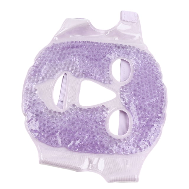 Cubierta Facial De Hielo Caliente, Cubierta Facial De Gel De Enfriamiento Flexible Y Segura, Alivio De La Hinchazón Suave Para El Hogar