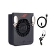 thumbnail image 3 of Ventilador de cintura con clip, ligero, silencioso, ajustable, 3 velocidades Negro, 3 of 9