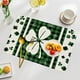 thumbnail image 4 of Cocina y comedor, Utensilios de cocina, Aparatos de cocina, Manteles individuales para el Día de San Patricio, Manteles individuales a cuadros, Manteles decorativos fáciles de limpiar, Manteles de pol, 4 of 6