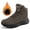 Green, variant on Men's Winter Snow Boots Warm Faux Fur Lined Non Slip Outdoor Shoes for Hiking Walking