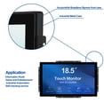 thumbnail image 4 of GreenTouch 18.5 Industrial Touch Monitor Open Frame, HDMI/VGA/DVI Interface, Built-in Speakers, Capacitive Touch Screen Technology, 4 of 5