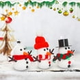 thumbnail image 6 of DIY Christmas Snowman Kit, Mini Snowball Decoration, Winter Holiday Desktop Snowman Craft Set for Family Activity and Party Decor, Portable Plastic Snowman Figures for Kids and Adults, 6 of 9