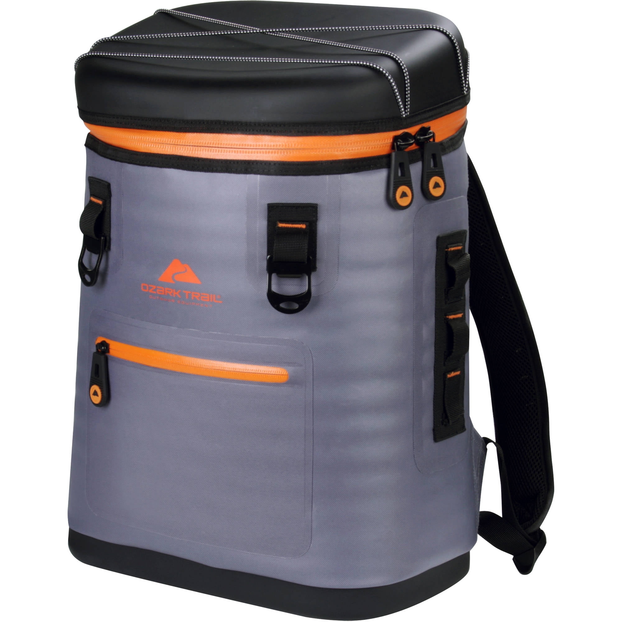 Ozark Trail 20-Can Beer/Soda Black & Grey Premium Insulated Cooler ...