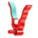 thumbnail image 3 of Soporte para caña de pescar antideslizante con rodillo giratorio de 360 ​​grados y almohadilla de silicona de liberación rápida para agua dulce. Rojo, 3 of 8