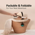 thumbnail image 7 of Sun Hats for Women , Summer Accessories , Womens Wide Brim Hat Stylish Summer Sun Visor Hat for Women UPF 50+ Foldable Ponytail Design Breathable Straw Beach Accessory, 7 of 7