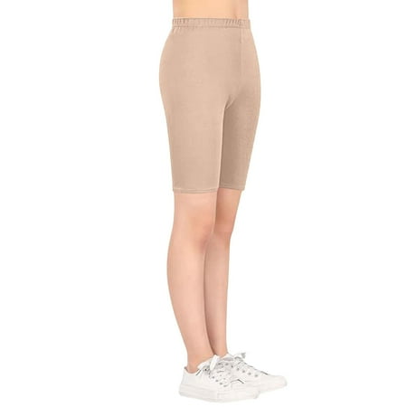 Ruyang Girls B𝐢ke Shorts Kids Girl Cartwheel High Waisted Dance Short Leggings Dance Gymnastics Yoga Soft Unde𝐫 Dress for Childrens