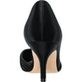 thumbnail image 3 of Nina Womens Blakely Satin Evening D'Orsay Heels Black 7.5 Medium (B,M), 3 of 4
